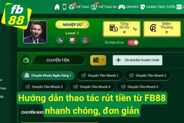 Cập nhật chi tiết quy trình rút tiền