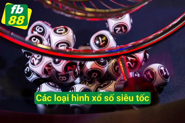 Các loại hình xổ số siêu tốc có mặt tại FB88 hiện nay